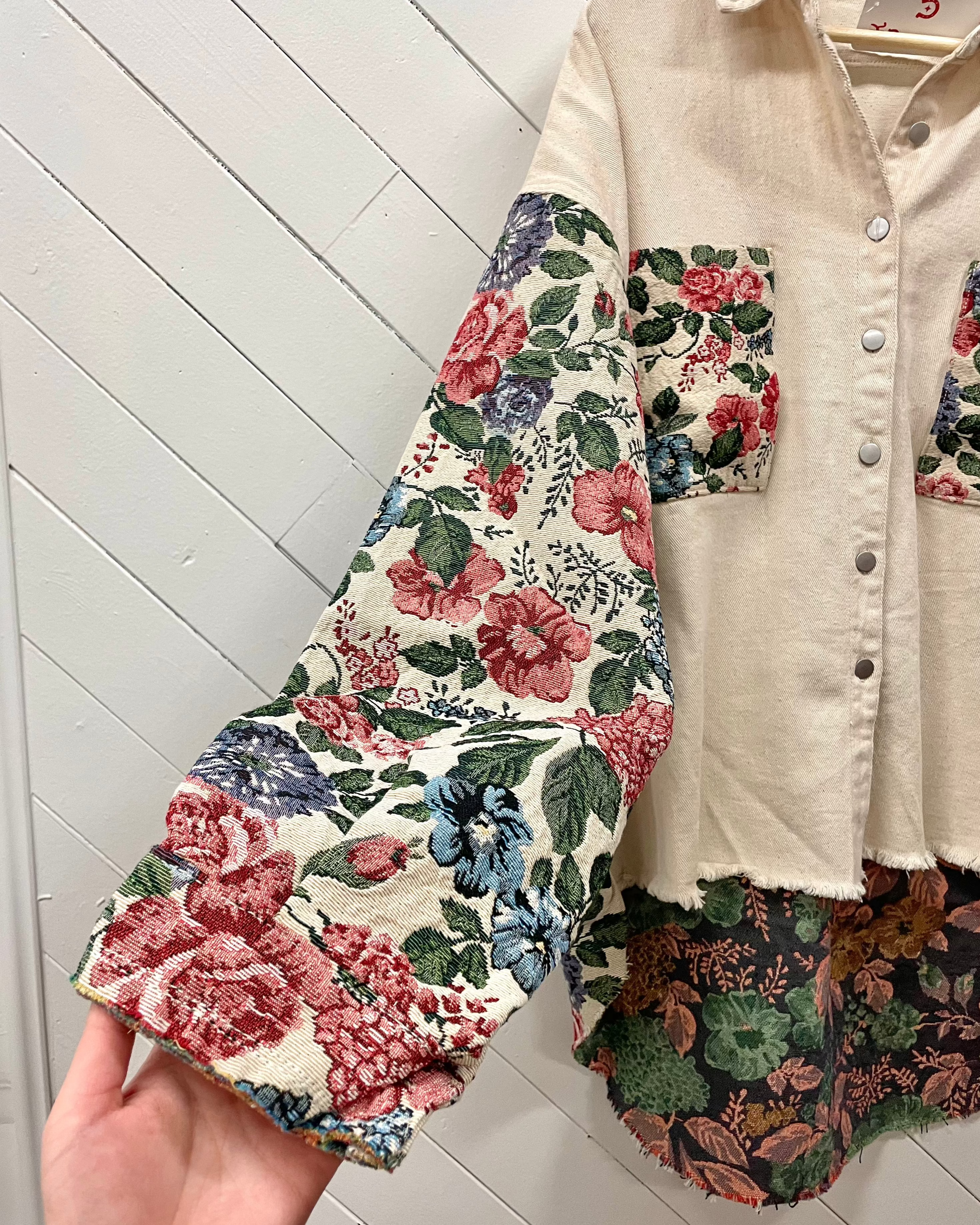 Oversized Floral Shacket