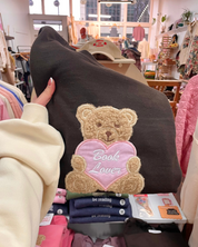 Book Lover Teddy Bear Sweatshirt - Brown