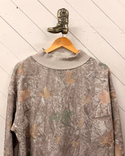 Camo Mockneck Sweatshirt