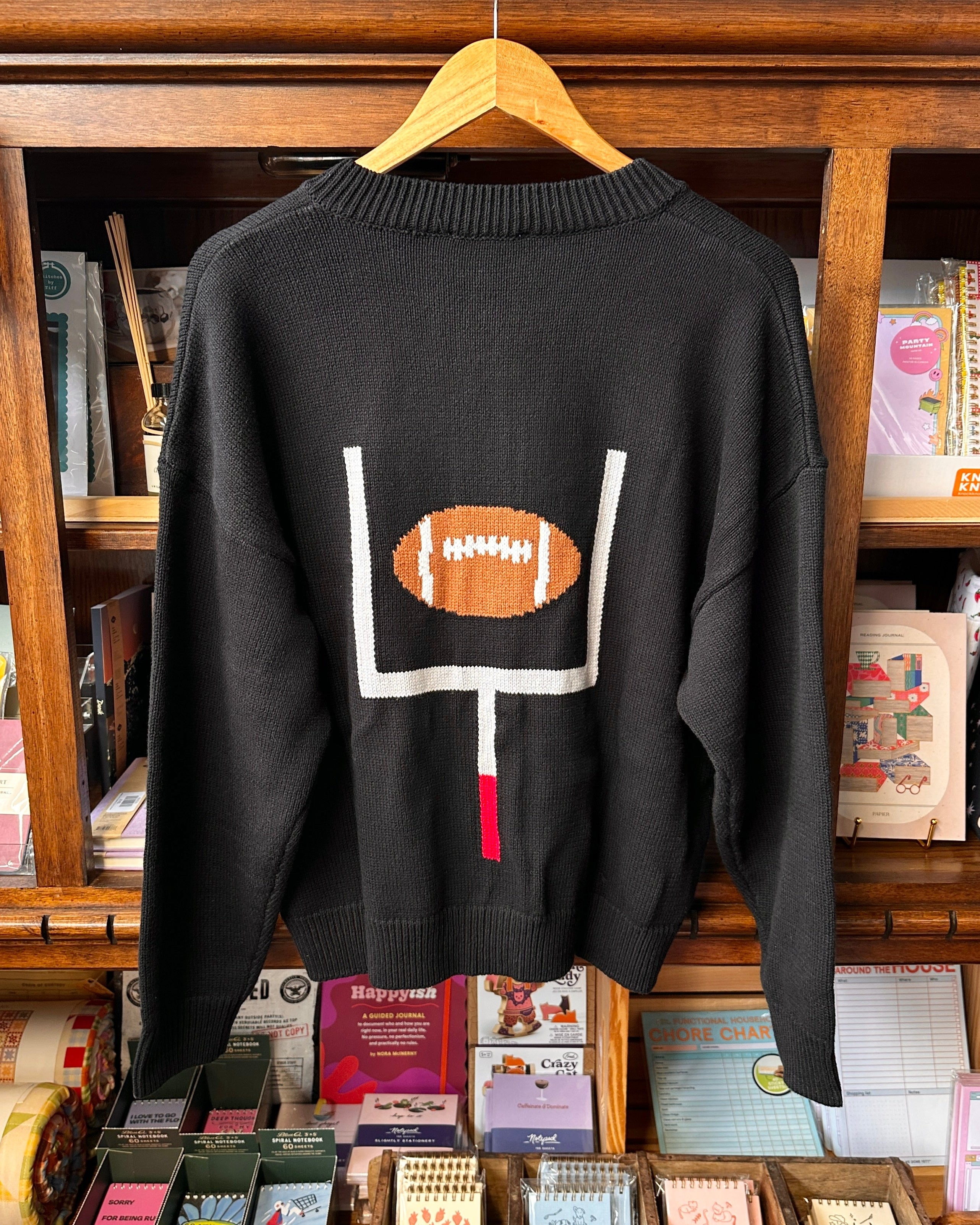 Football Knit Cardigan