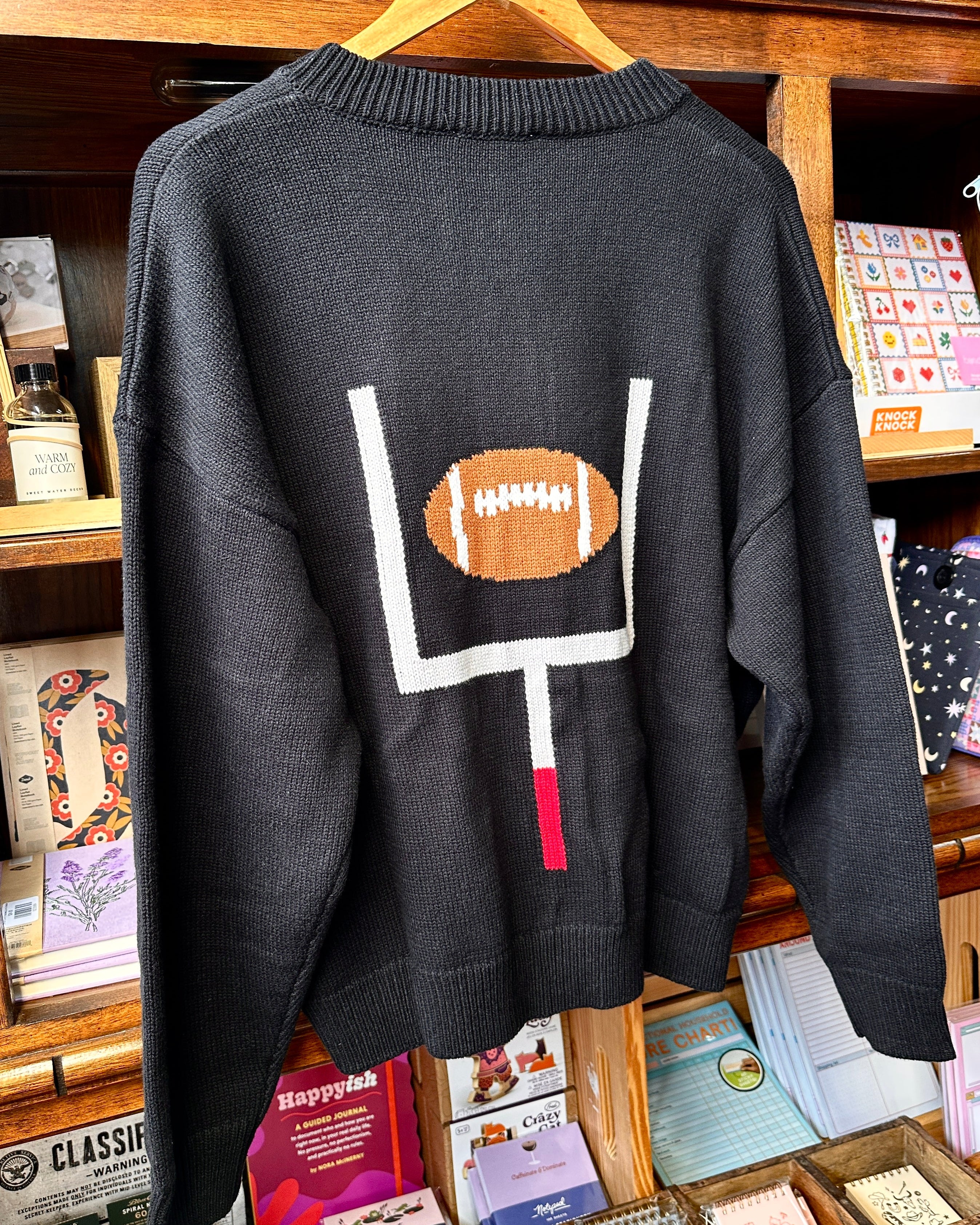 Football Knit Cardigan