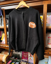 Football Knit Cardigan