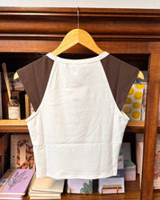 Beaded Football Raglan Tee