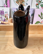Cat Vase - Black