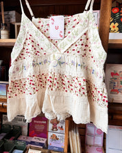 Floral Patchwork Flowy Top
