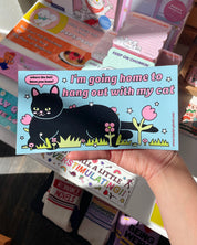 Hang Out with My Cat Bumper Magnet