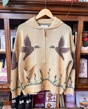 Desert Bird Zip Cardigan