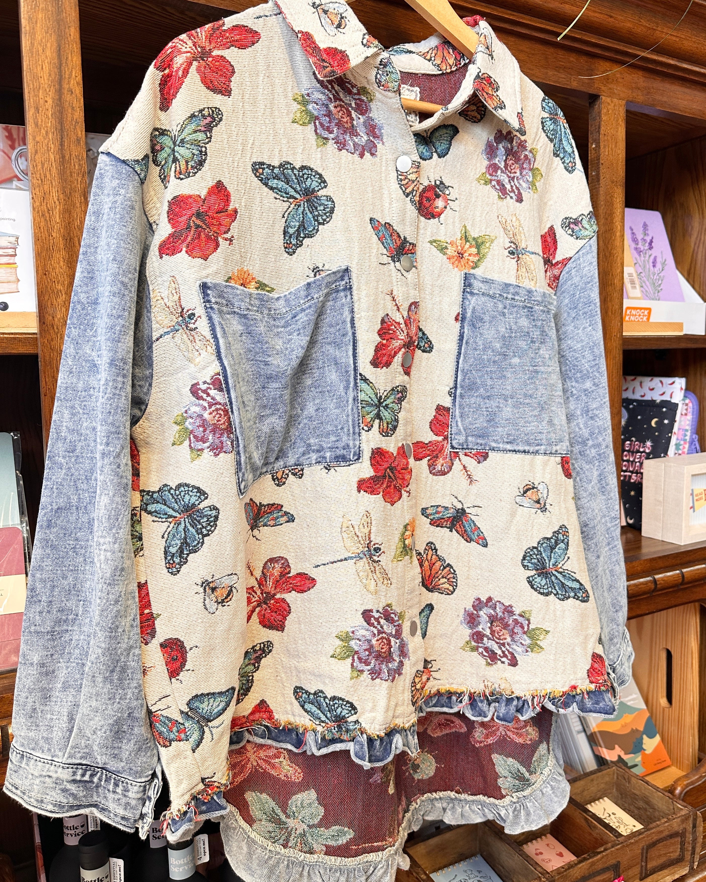 Butterfly Floral Nature Jacket
