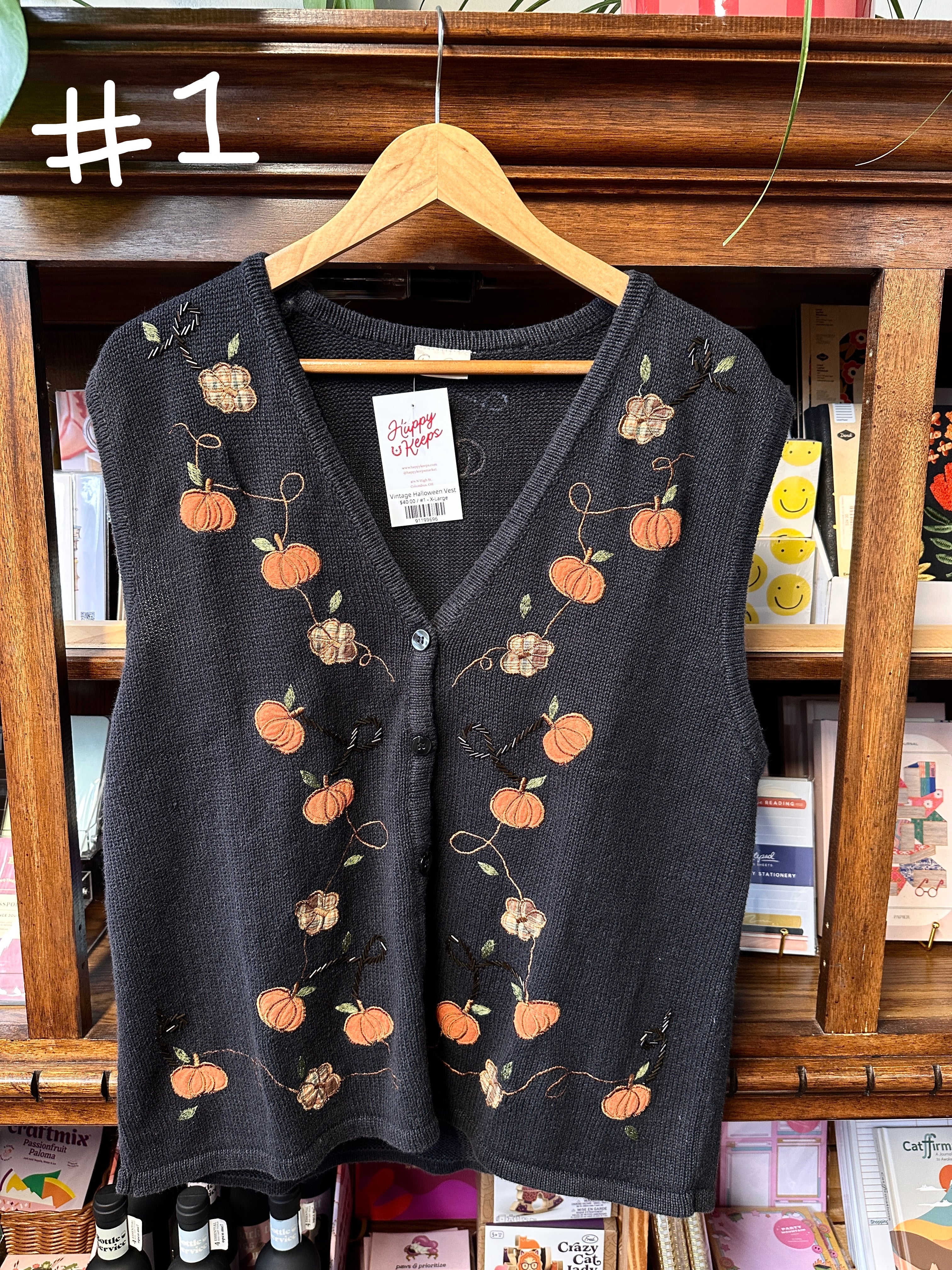Vintage Halloween Vest