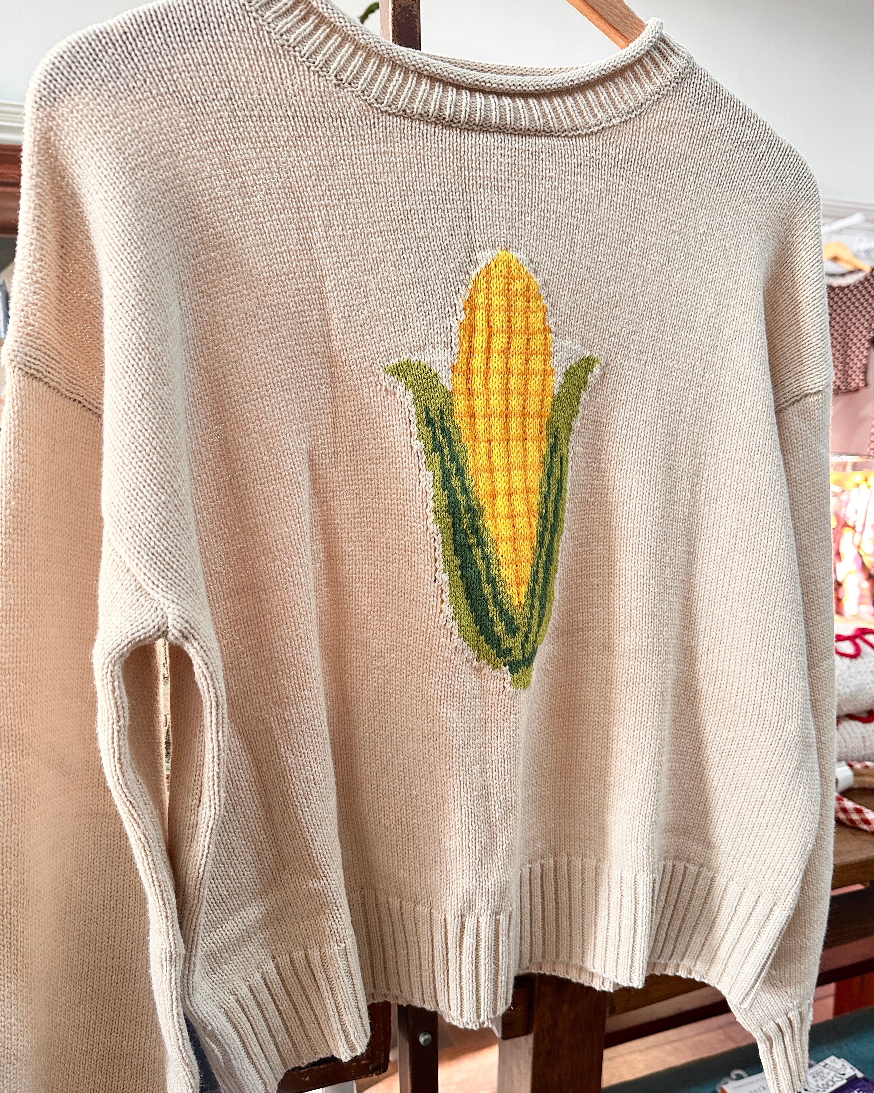 Corn Knit Sweater