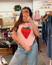 Strawberry Knit Vest