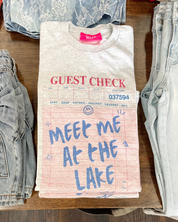 Meet me at the lake graphic tee