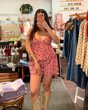Gingham Strawberry Top