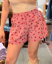 Gingham Strawberry Shorts