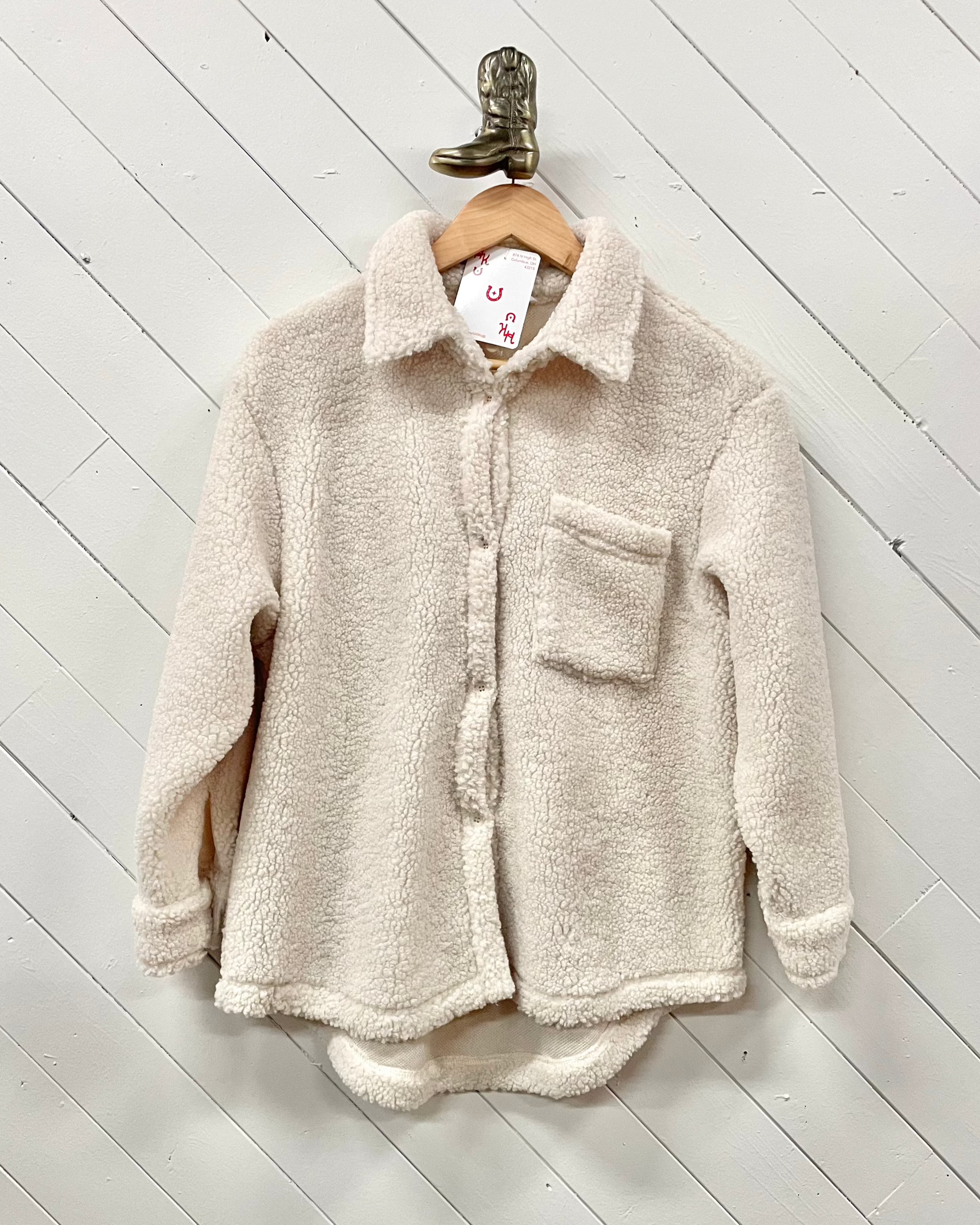 Sherpa Button Down Jacket