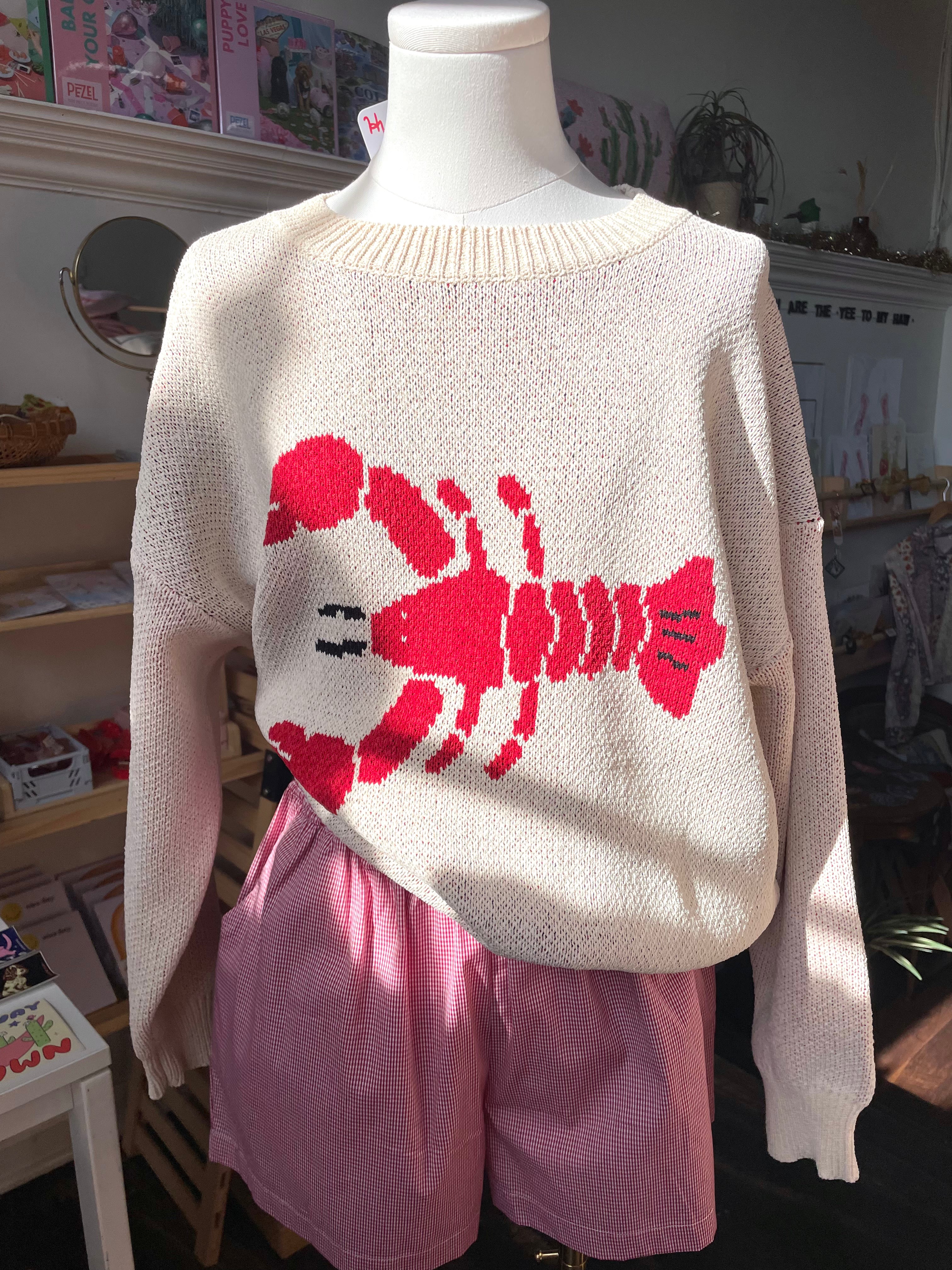 Lobster Knit Sweater