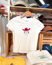 Howdy Cat Women's Baby Tee