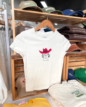 Howdy Cat Women's Baby Tee