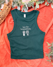 Hoe For Houseplants High Neck Tank Top [SHIPS IN 1-2 WEEKS]