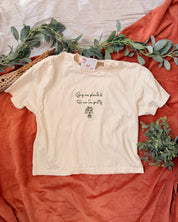 Buy Me Plants and Tell Me I'm Pretty Cropped Top [SHIPS IN 1-2 WEEKS]