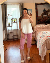 Pleated Flowy Tank Top