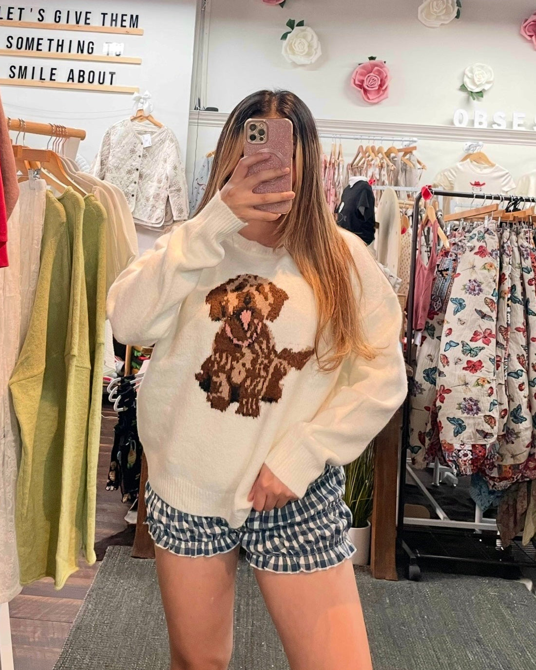 Golden Doodle Knit Sweater