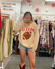 Go Team Knit Sweater