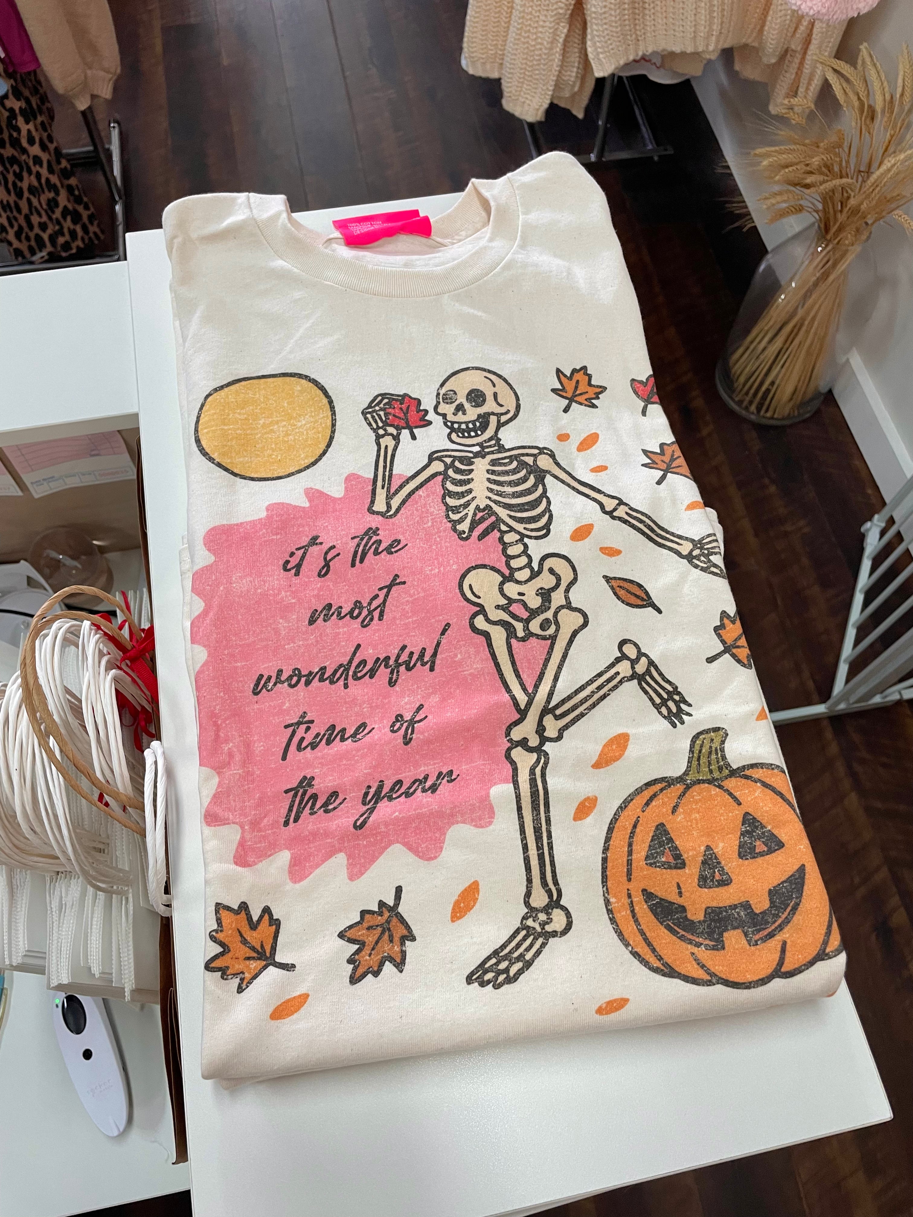 Halloween Most Wonderful Time Graphic Tee
