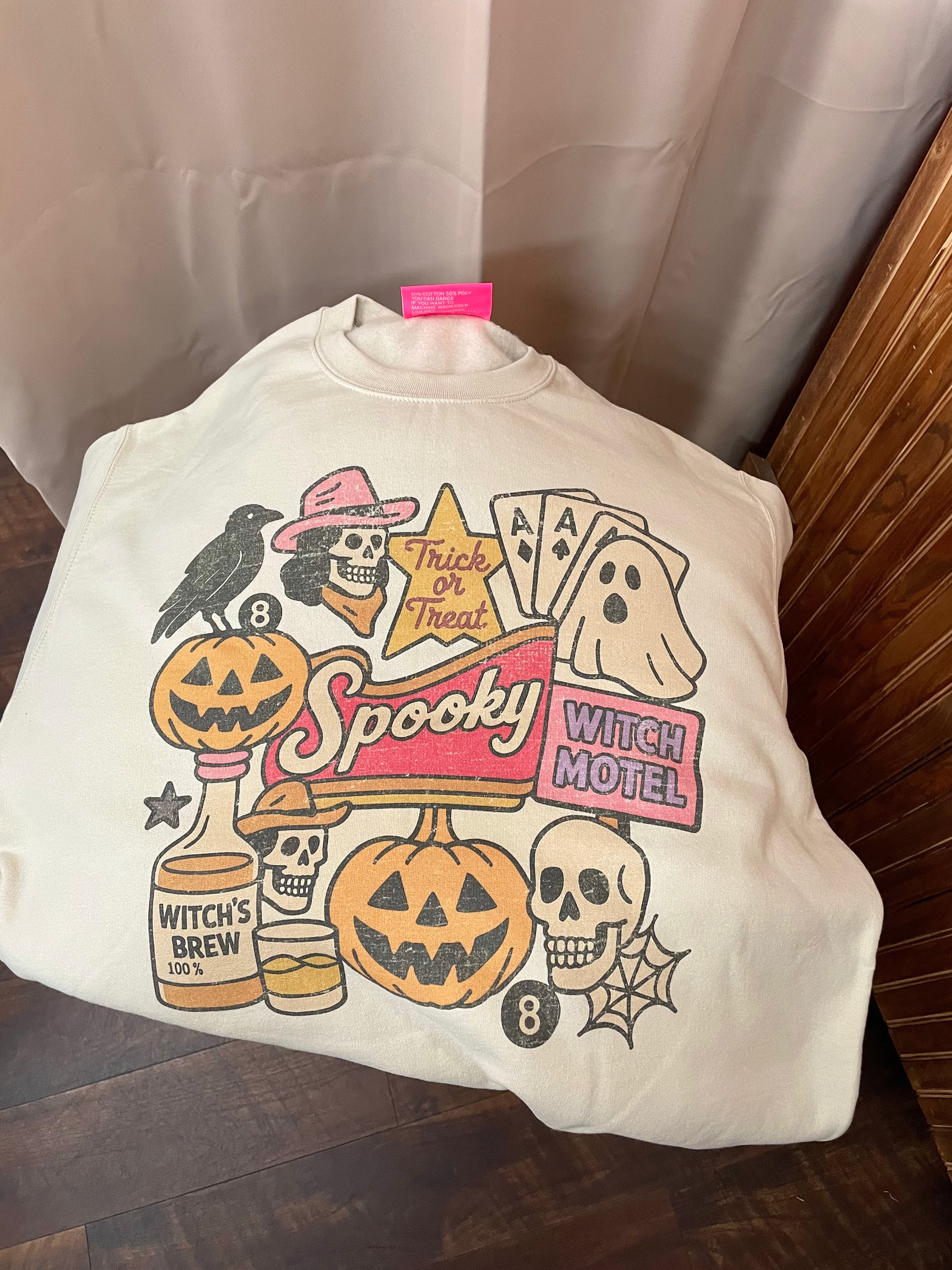 Halloween Collage Graphic Sweatshirt