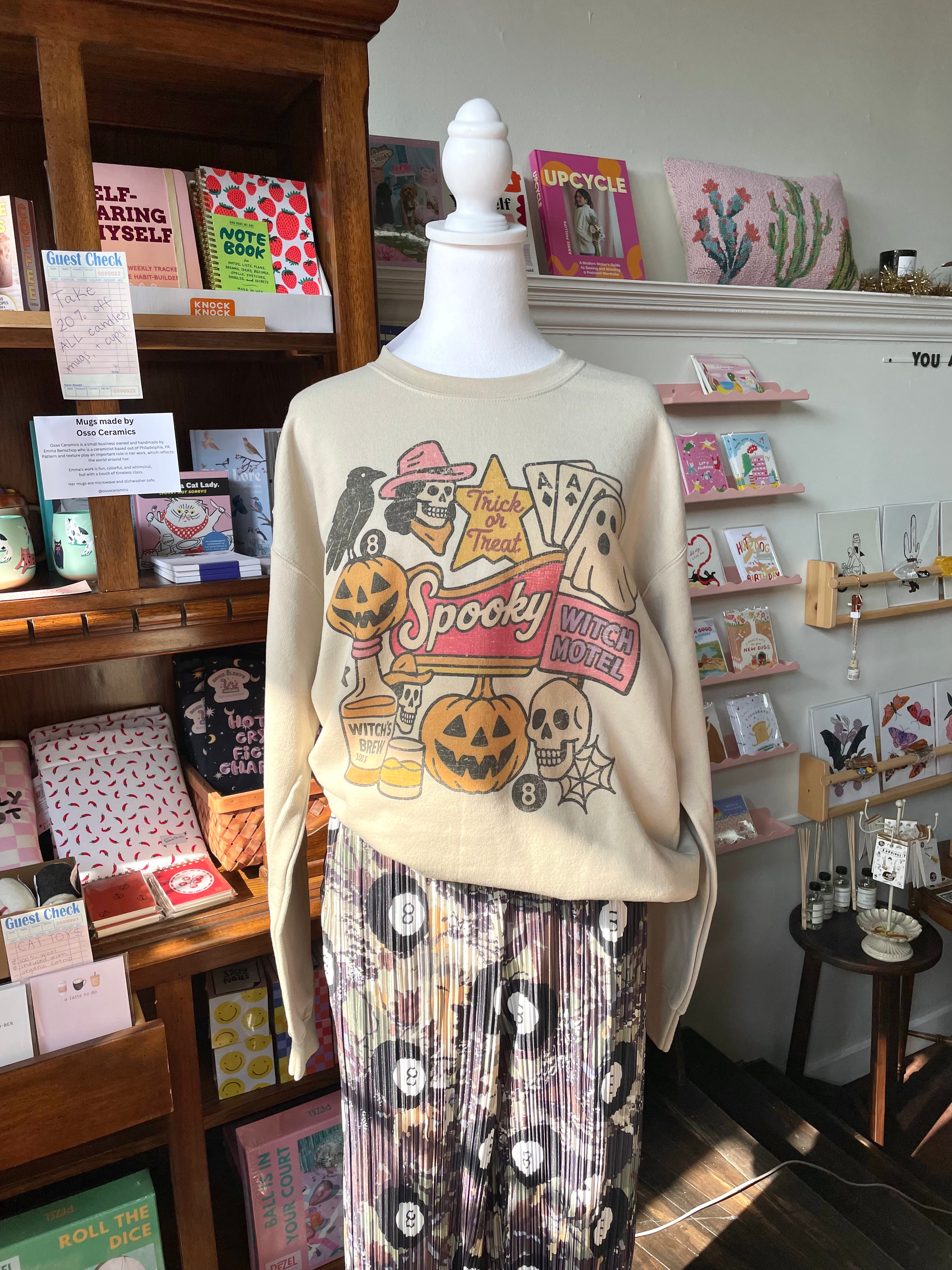 Halloween Collage Graphic Sweatshirt