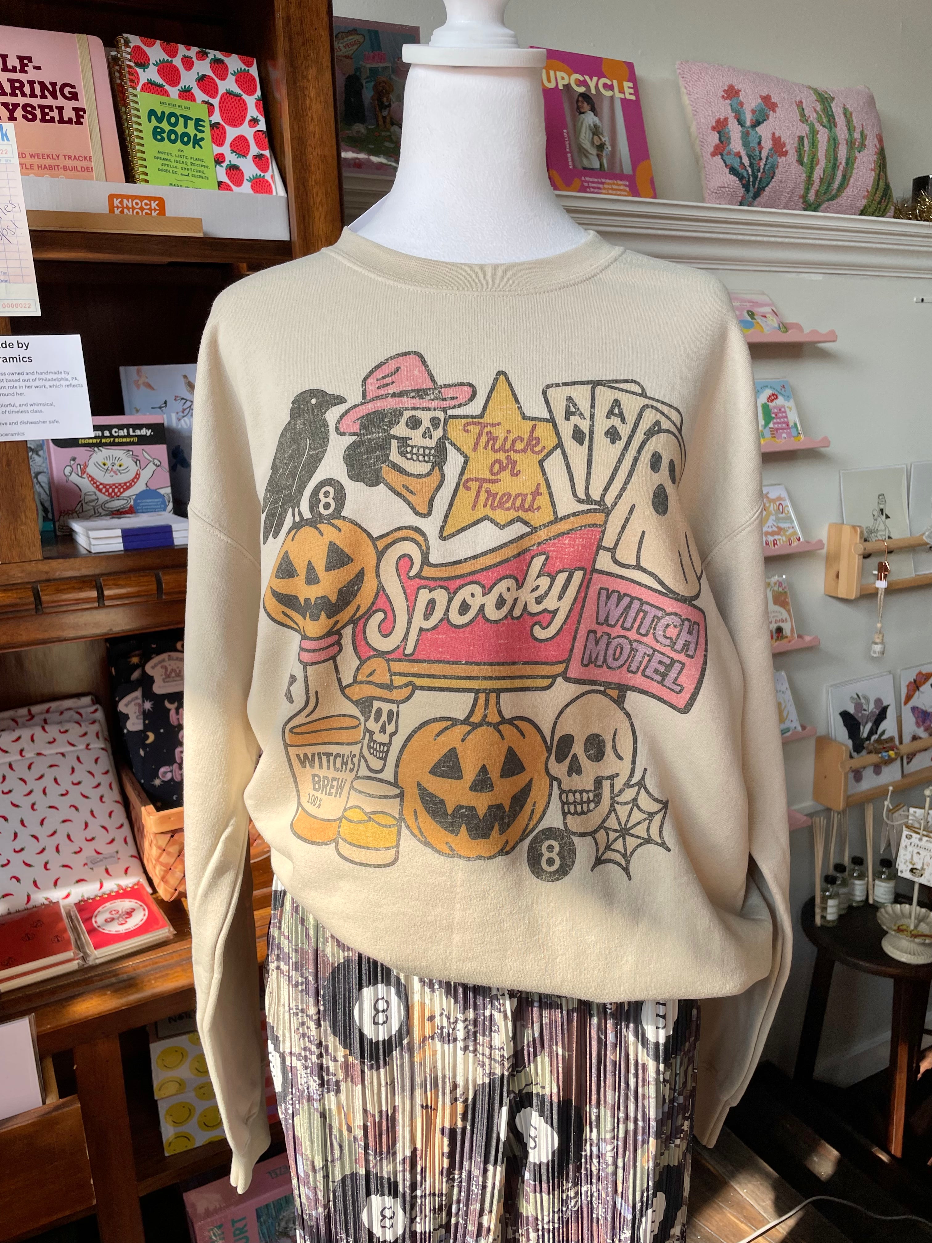 Halloween Collage Graphic Sweatshirt