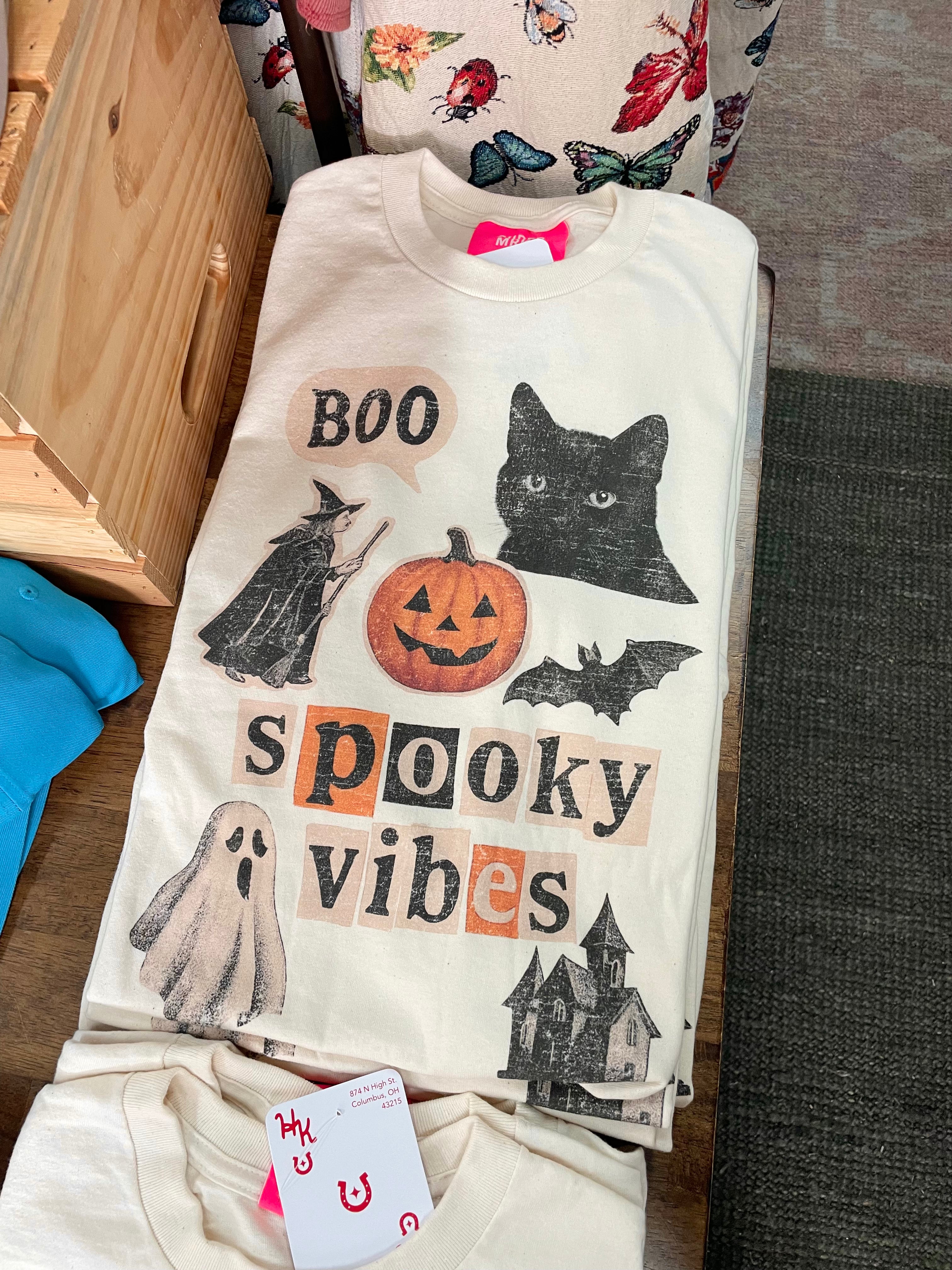 Halloween Spooky Vibes Graphic Tee
