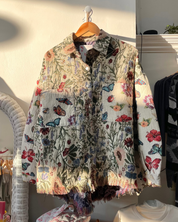 Butterfly Nature Floral Shacket