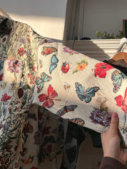 Butterfly Nature Floral Shacket