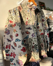 Butterfly Nature Floral Shacket