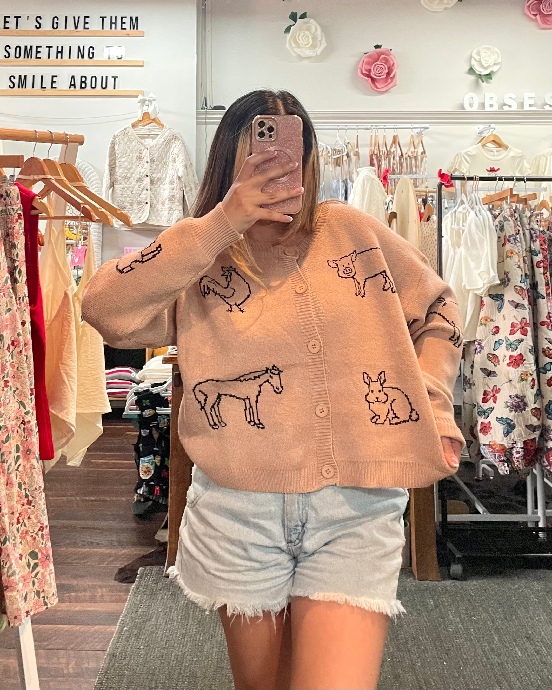 Farm Animals Cardigan
