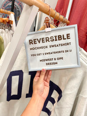 Reversible Design MIDWEST & OPE Mockneck Sweatshirt