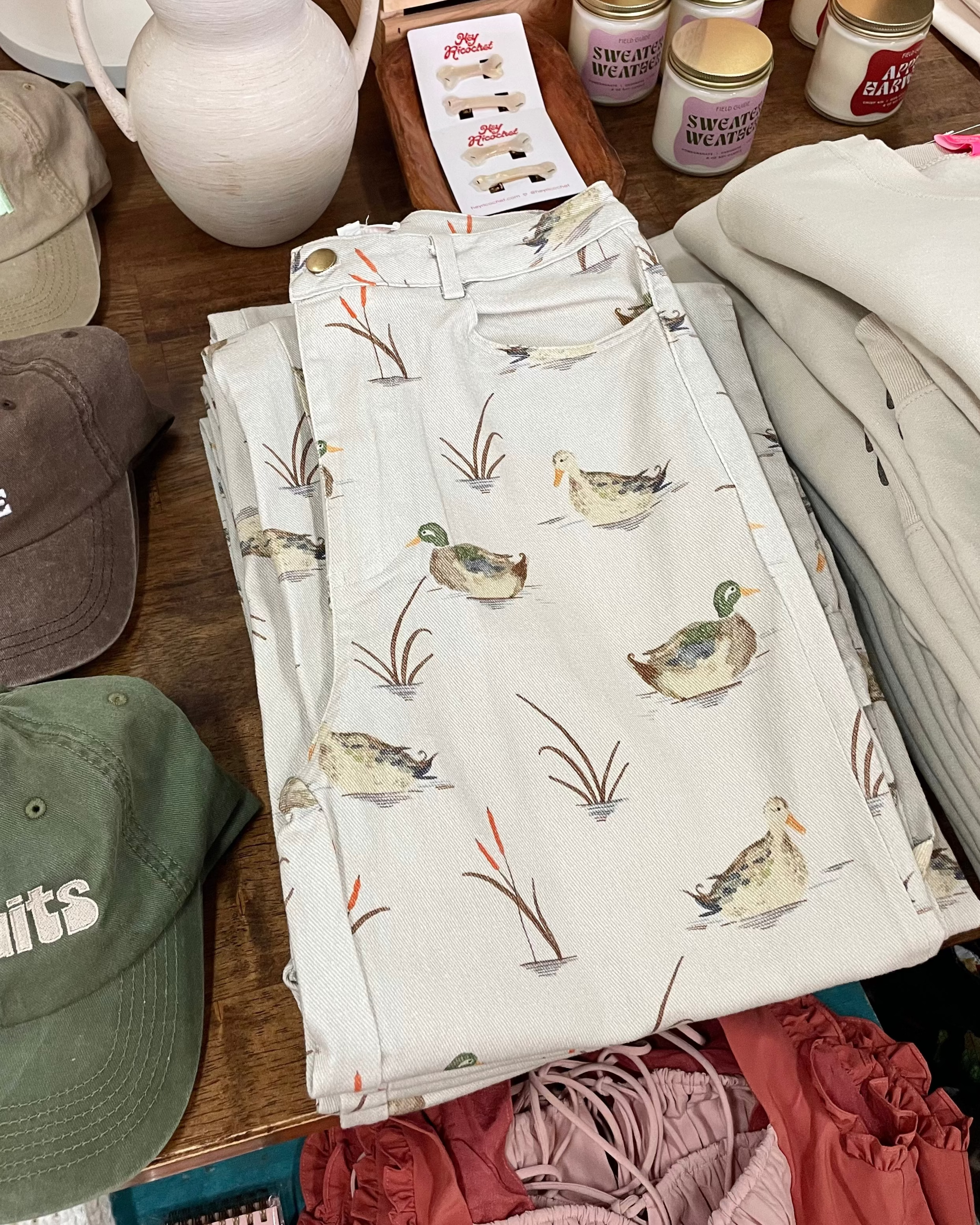 Mallard Duck Straight Trouser Pants