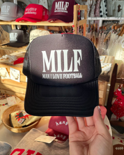 MILF (Man I Love Football) Hat - Black