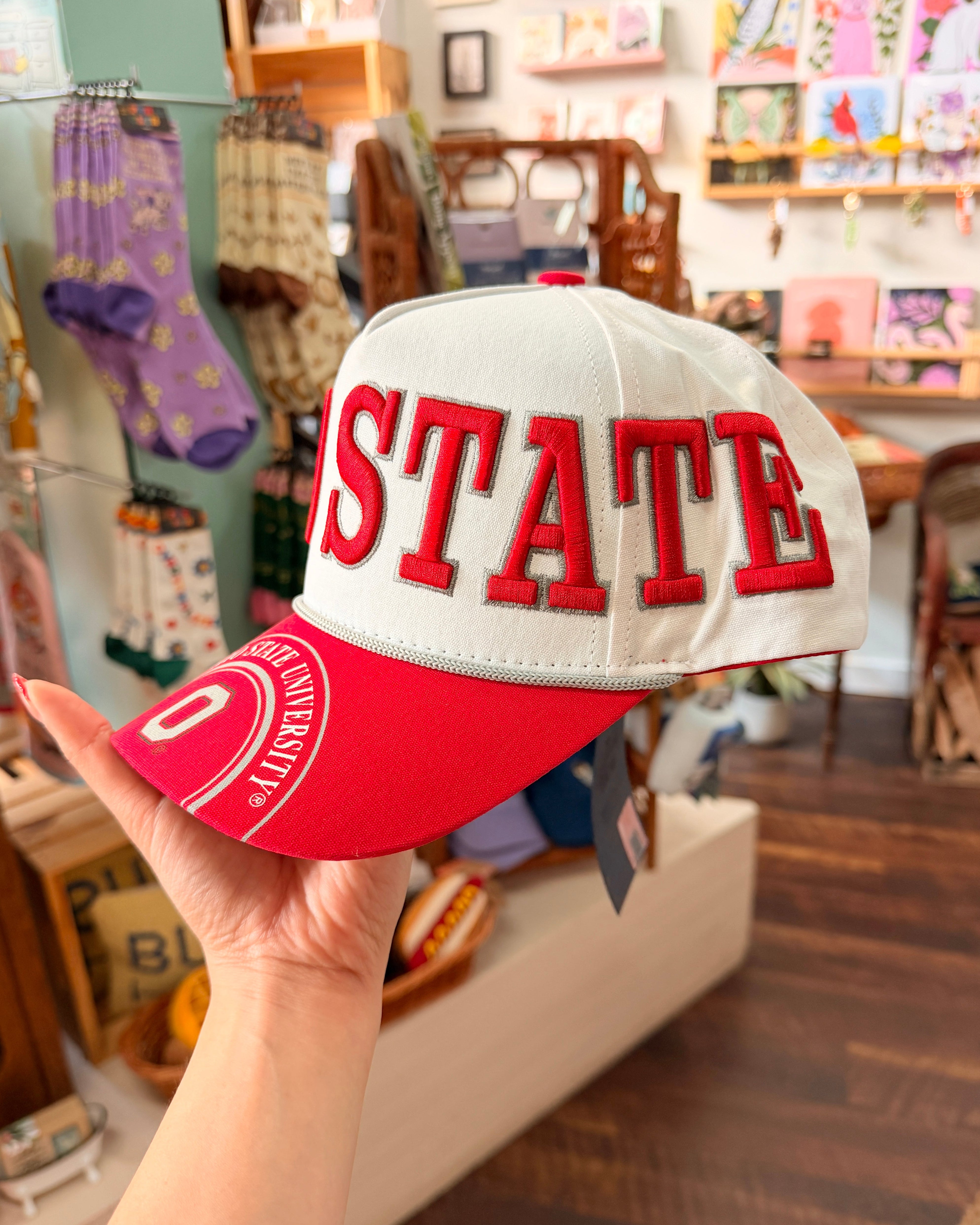 Ohio State Red/White Hat