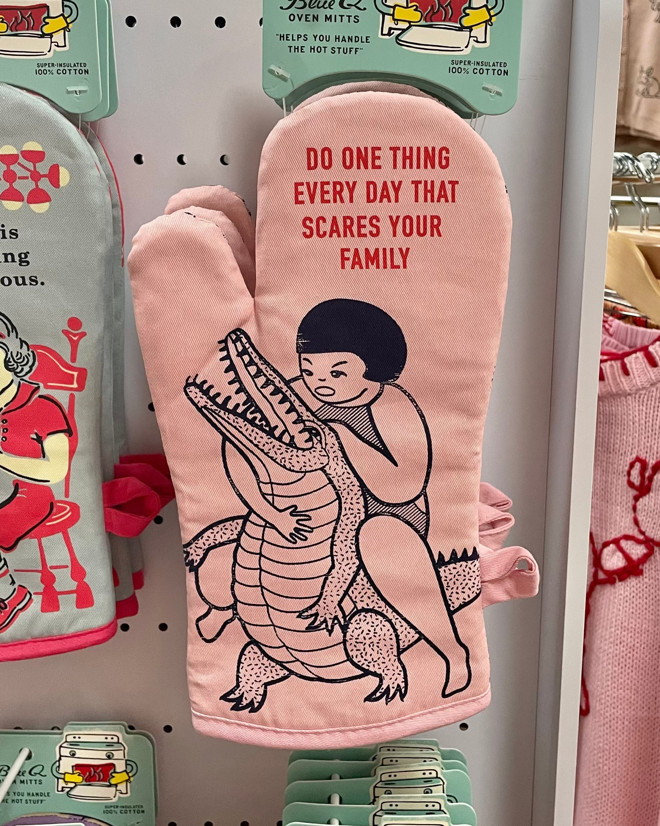 Scares Your Family Oven Mitt