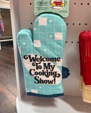 Cooking Show Oven Mitt