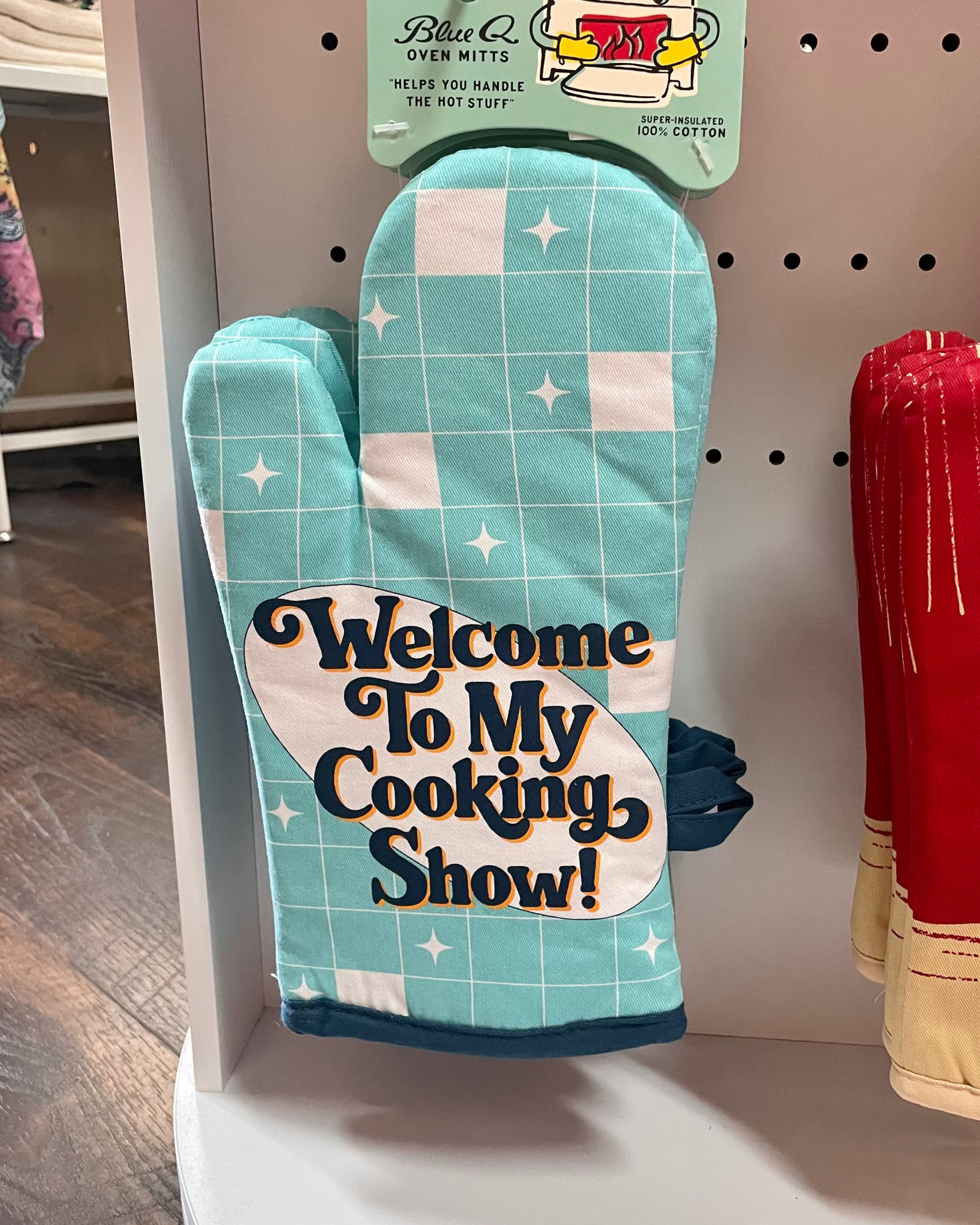 Cooking Show Oven Mitt