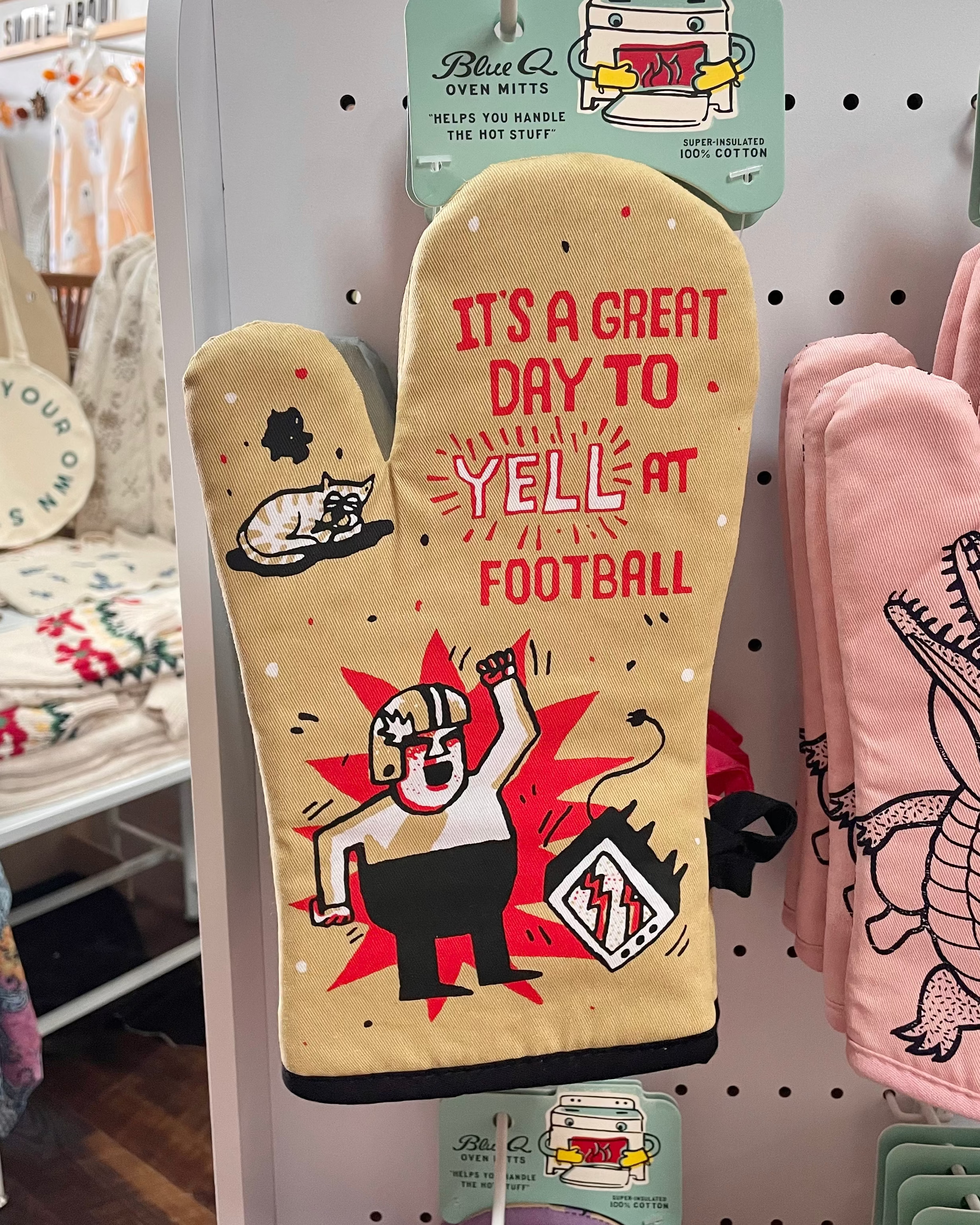 Yell At Football Oven MItt