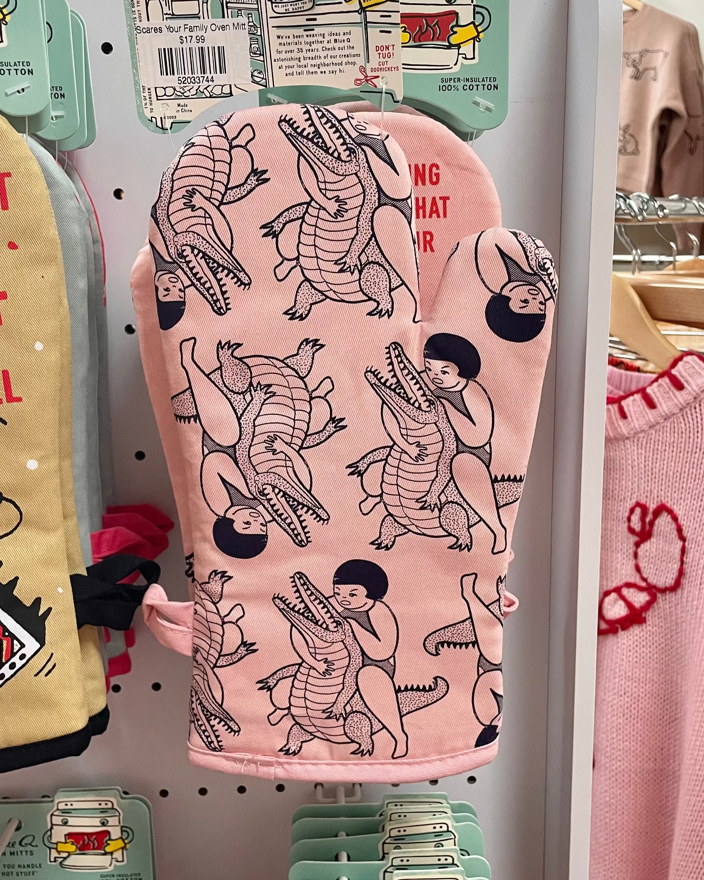 Scares Your Family Oven Mitt