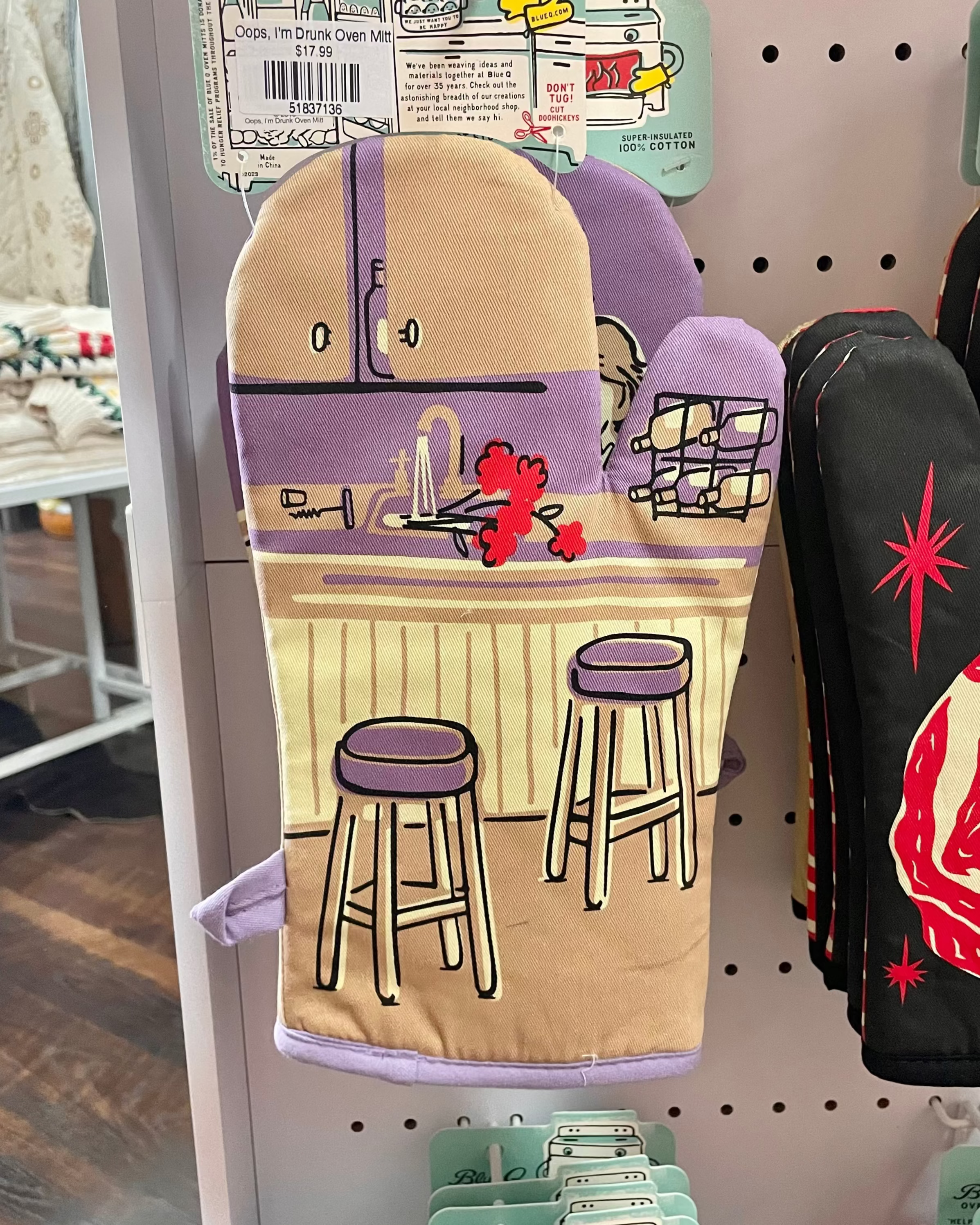 Oops, I'm Drunk Oven Mitt