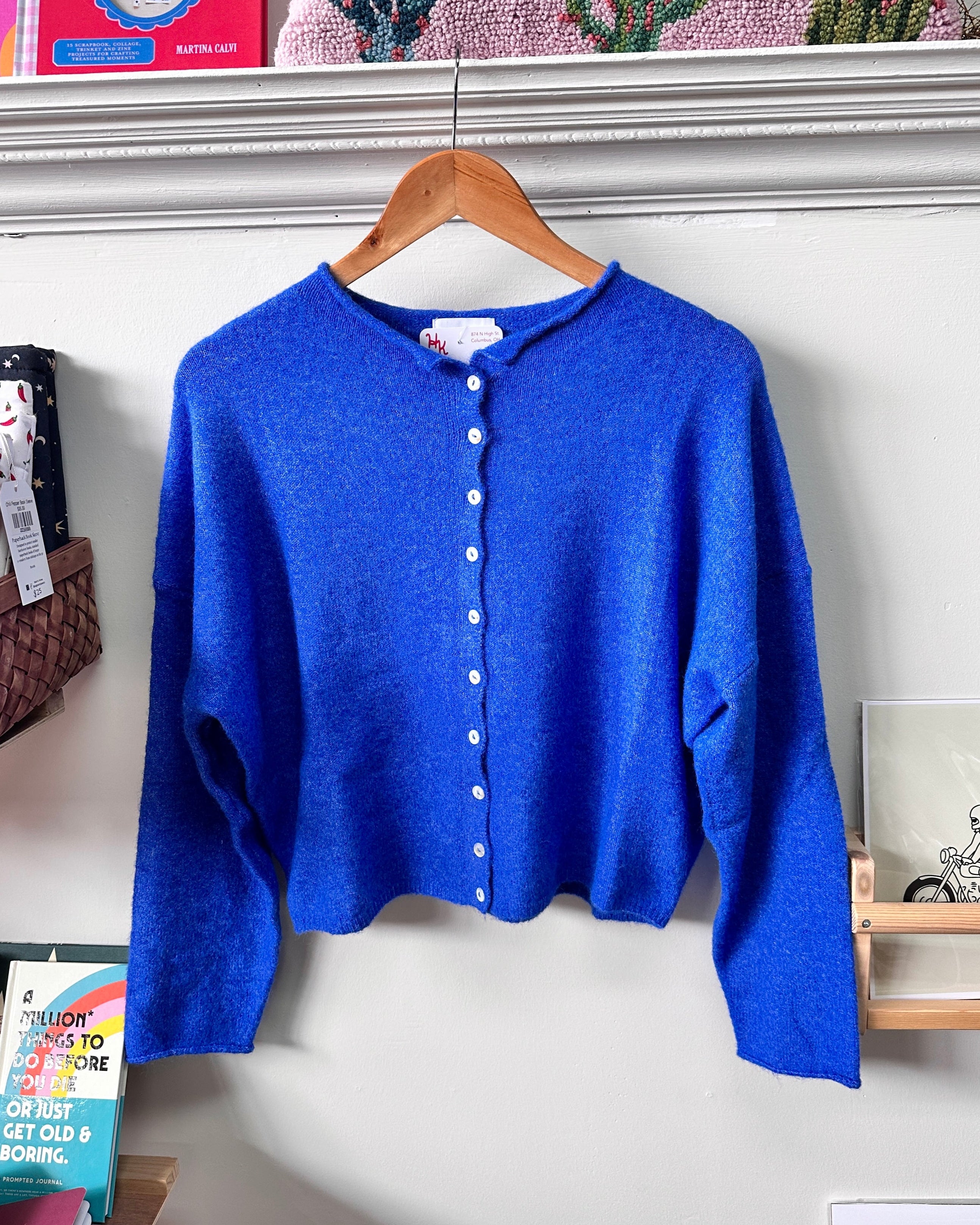 Blue Cardigan