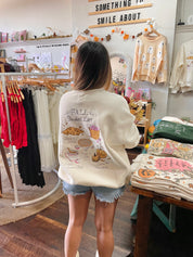 Autumn Fall Bucket List Embroidered Sweatshirt