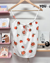 Peachy Flowy Top