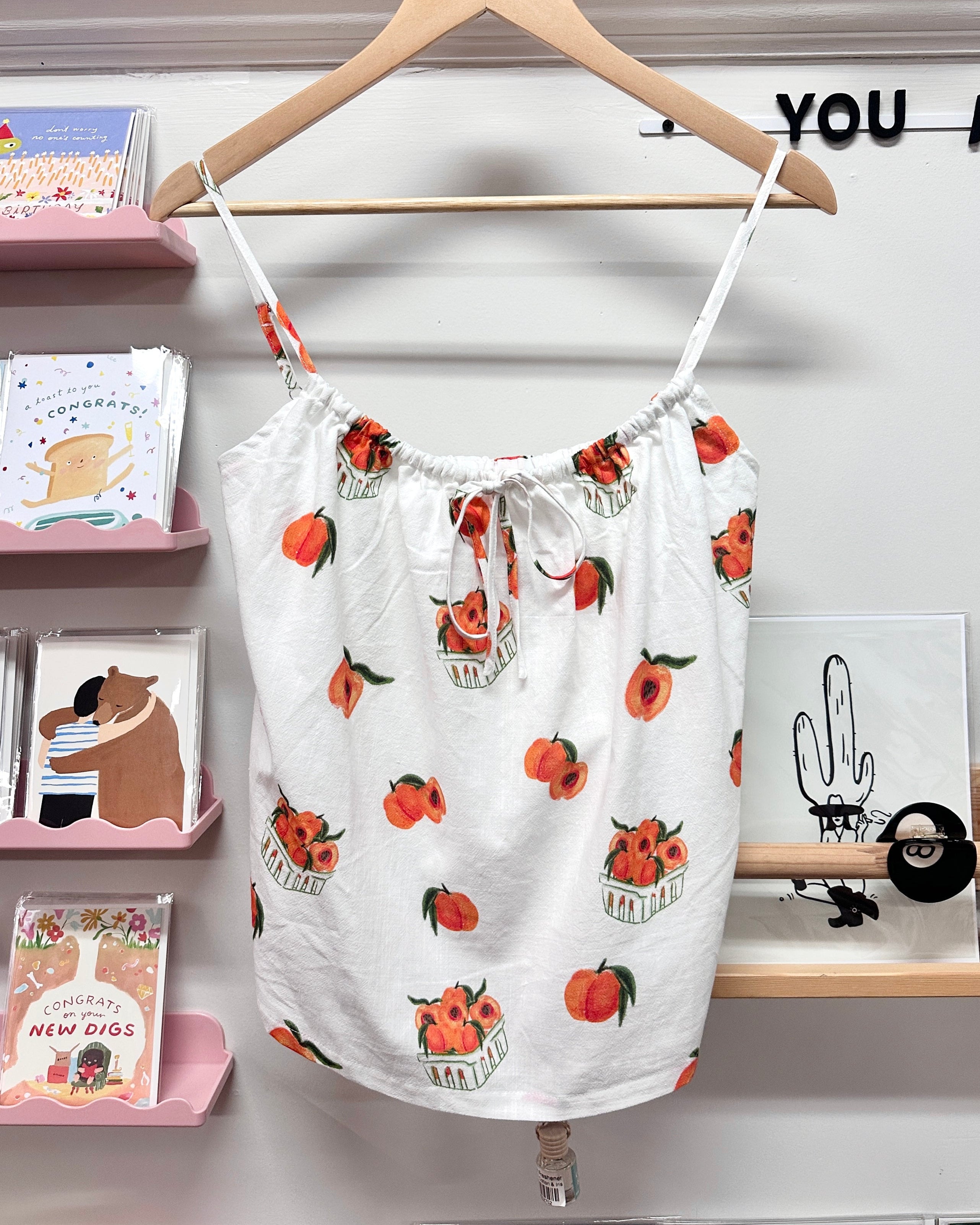 Peachy Flowy Top